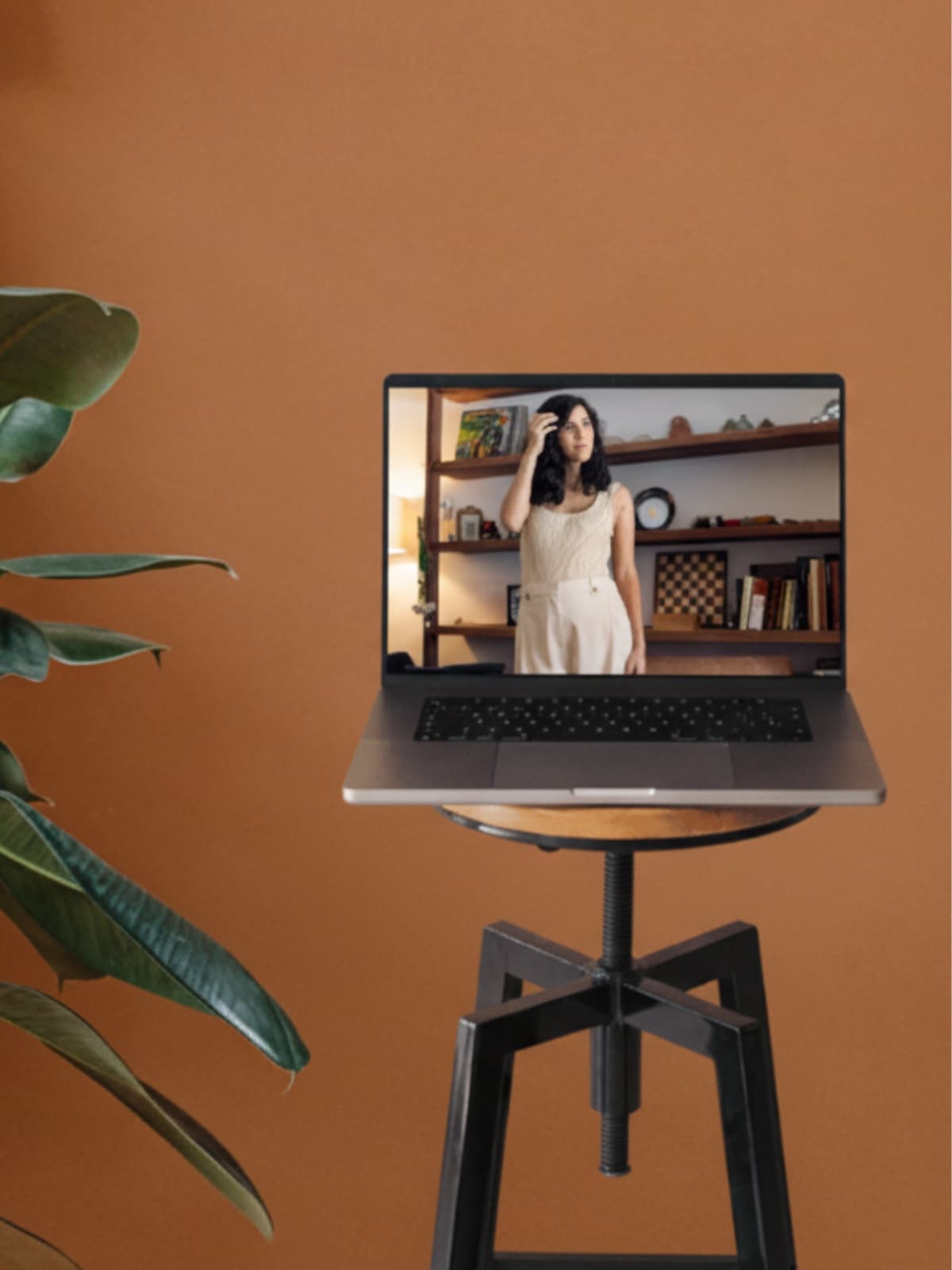 Boutique Shopify de Solveig affichée sur un ordinateur portable